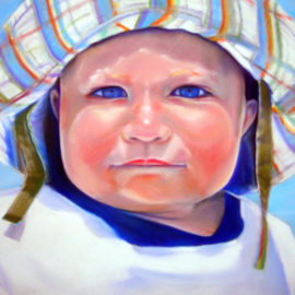 Baby Pastel Portrait of Alex by Artist Bonnie Lee Turner