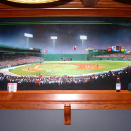 Fenway Park Mural Painted by Bonnie Lee Turner and Charles C. Clear III