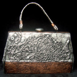 'Mexico' Metallic Handbag by Artist Bonnie Lee Turner