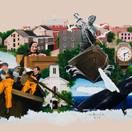 New Bedford Montage Mural by Bonnie Lee Turner and Charles C. Clear III