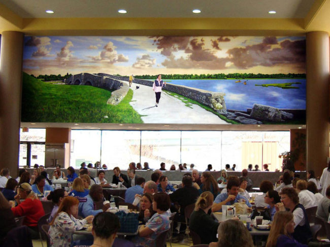 Rhode Island Hospital Cafeteria Mural by Bonnie Lee Turner and Charles C. Clear III